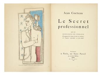 COCTEAU, JEAN. Le Secret professionnel.